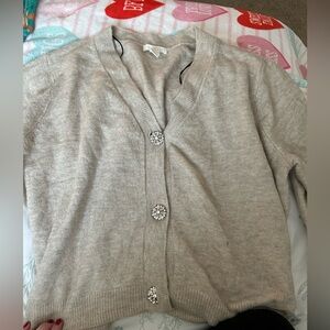 HM RHINESTONE CARDIGAN